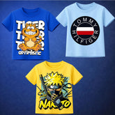 Bundle Of 3 Printed T-Shirt For Kids D9