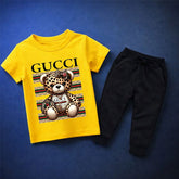 New Guc Printed Summer Tracksuit For Kids