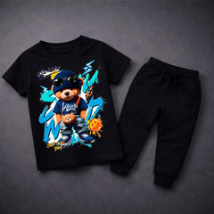 Bear Summer Tracksuit For Kids