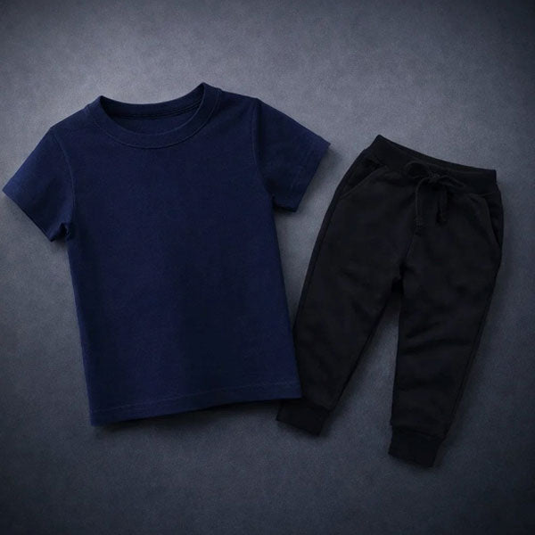 Plain Summer Tracksuit For Kids