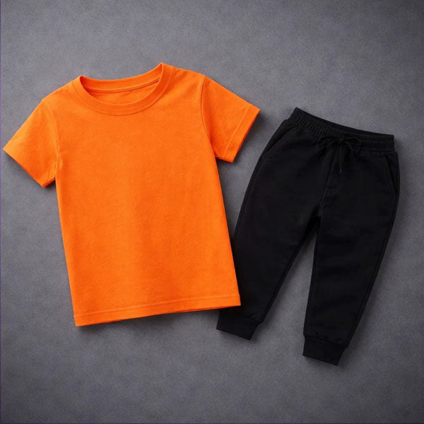 Plain Summer Tracksuit For Kids