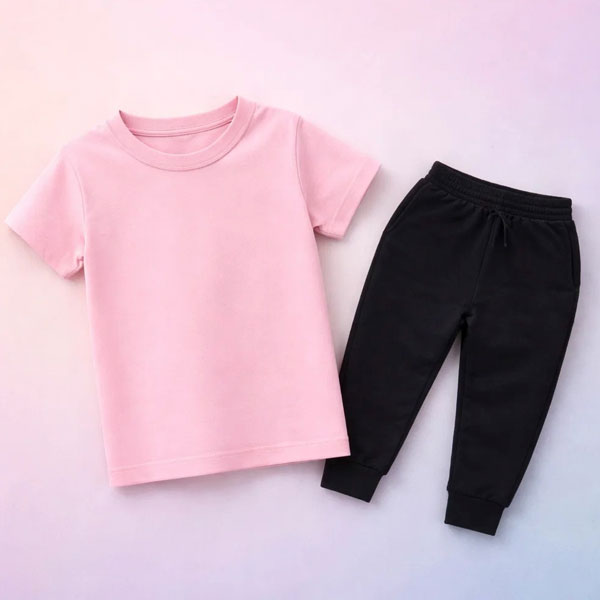Plain Summer Tracksuit For Kids