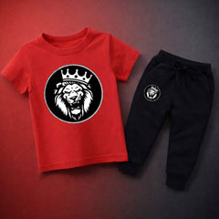 Loin King Summer Tracksuit For Kids