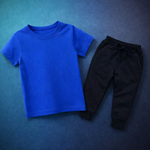 Plain Summer Tracksuit For Kids