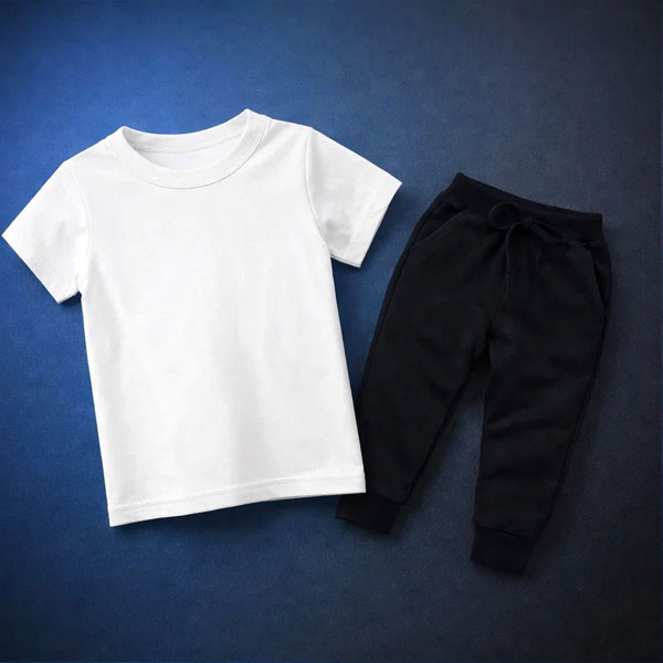 Plain Summer Tracksuit For Kids