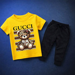 New Guc Printed Summer Tracksuit For Kids