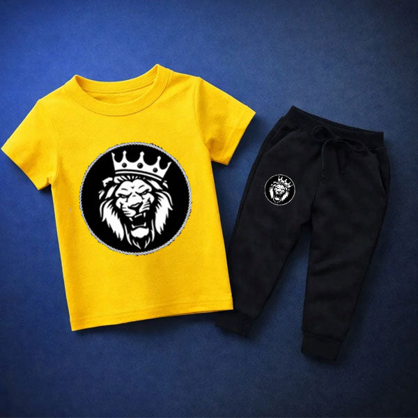Loin King Summer Tracksuit For Kids