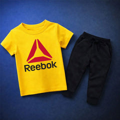 New RBK Yellow Summer Tracksuit For Kids