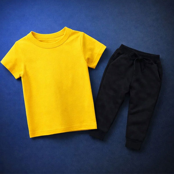 Plain Summer Tracksuit For Kids