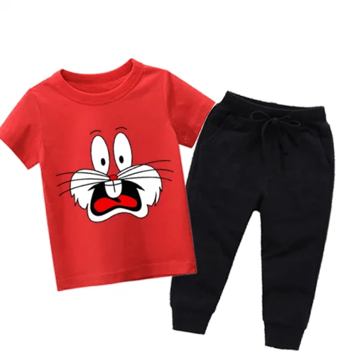 Bugs Bunny Red Summer Tracksuit For Kids