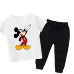 Mickey White Summer Tracksuit For kids