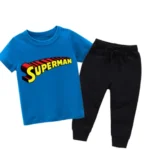 Sp Royal Blue Summer Tracksuit For Kids