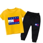 Tm Yellow Summer Tracksuit For Kids